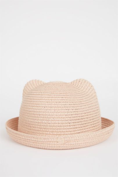 شفقة قش بناتي مطرز