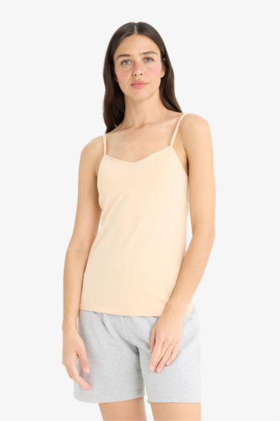 Fall in Love Regular Fit Cotton Tank Top