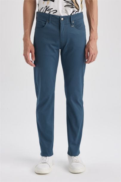 Extra Slim Fit Chino Canvas Trousers