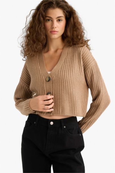 Regular Fit V-Neck Cardigan