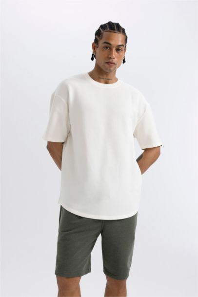 Slim Fit Dar Kesim Cepli Basic Düz Şort