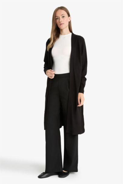 Cardigan long Coupe régulière