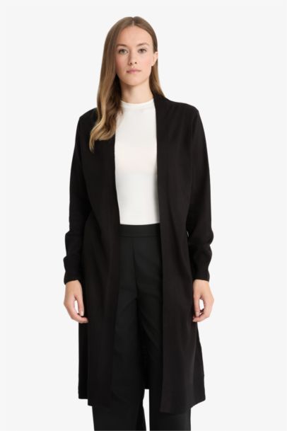 Cardigan long Coupe régulière