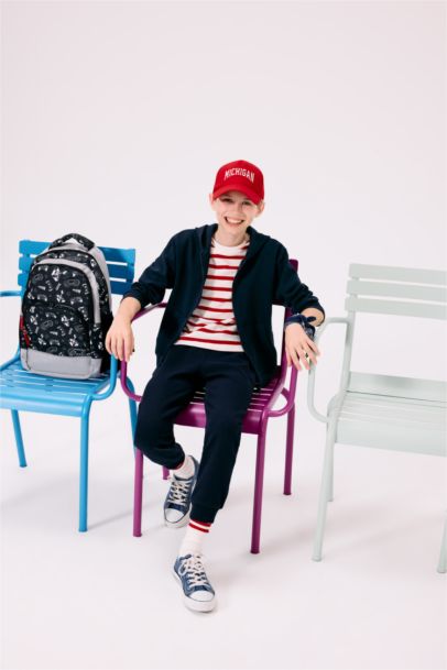 بنطرون بجامة رياضي ولادي جوجر قصة عادية وخصر مطاطي