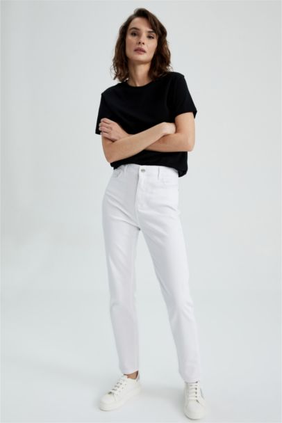 Traditional Carmela Slim Fit Gabardine Trousers