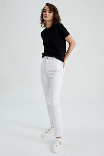 Traditional Carmela Slim Fit Gabardine Trousers