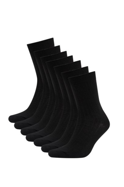 Kadın Pamuklu 7'li Uzun Çorap