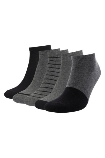 Lot de 5 paires de chaussettes à motifs pour Homme