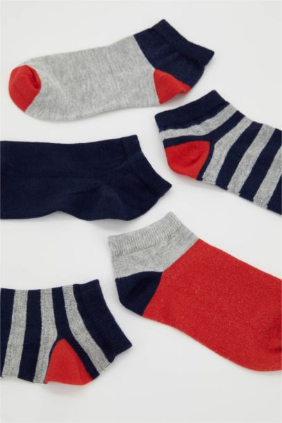 Boys 5 Pack Booties Socks