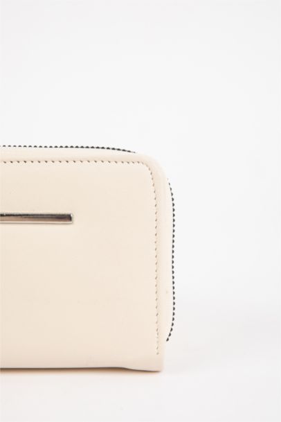 Kadın Fermuarlı Suni Deri Cüzdan