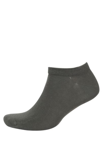 Erkek Basıc Düz 3'lü Pamuklu Patik Çorap