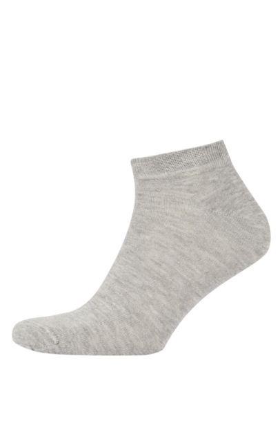 DeFacto Fit Lot de 3 paires de chaussettes courtes en coton pour homme
