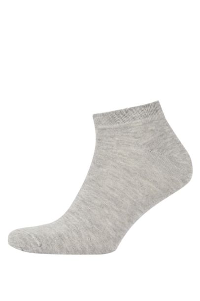 DeFacto Fit Lot de 3 paires de chaussettes courtes en coton pour homme