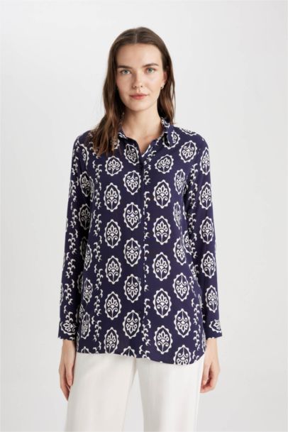 تونيك قصة فضفاضة بياخة قميص