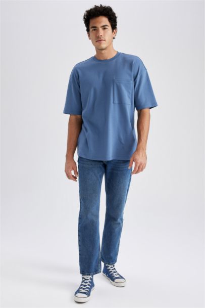 Oversize Fit Crew Neck Cotton Premium T-Shirt