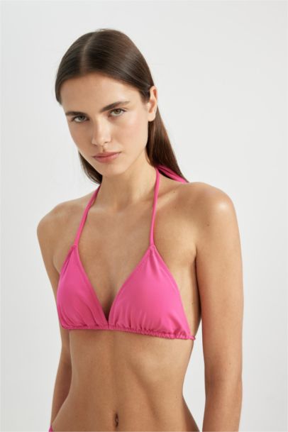 Fall in Love Regular Fit Triangle Bikini Top