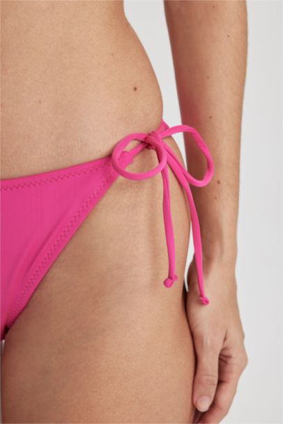 Lace-up Bikini Bottom