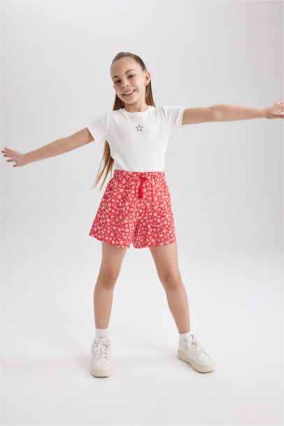 Girl Viscose Shorts