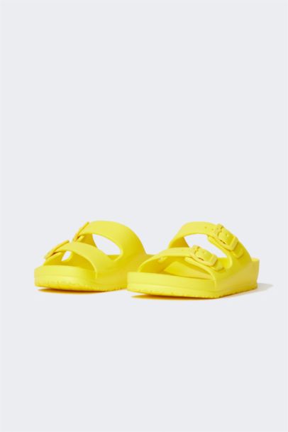 Erkek Çocuk Eva Çift Bant Tokalı Terlik