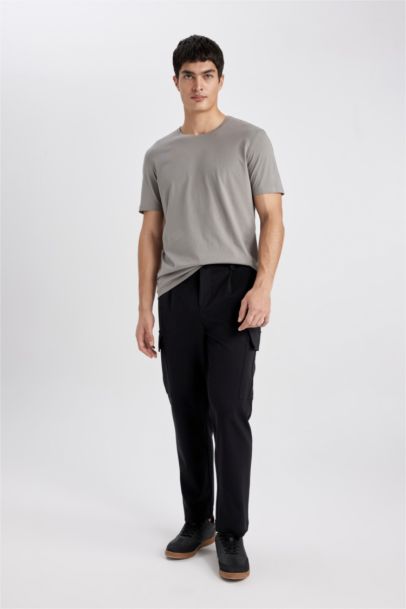 تيشيرت قصة عادية بياخة مستديرة