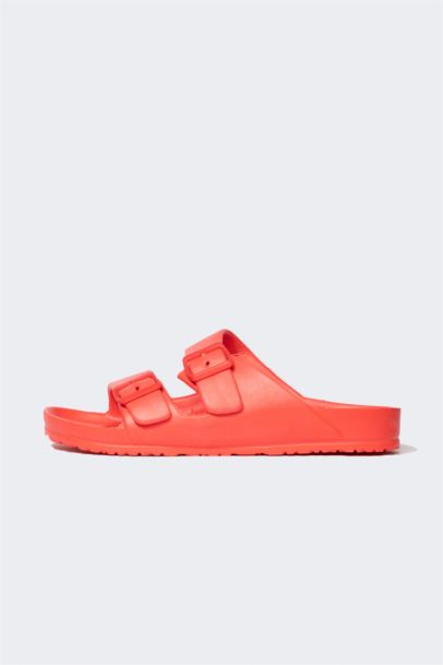 شبشب رجالي إيفا بكعب مسطح بشريط مزدوج