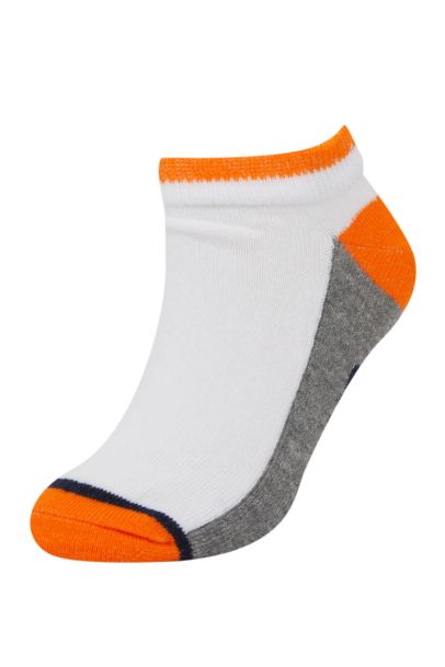 Boy Patterned 5 Pack Booties Socks