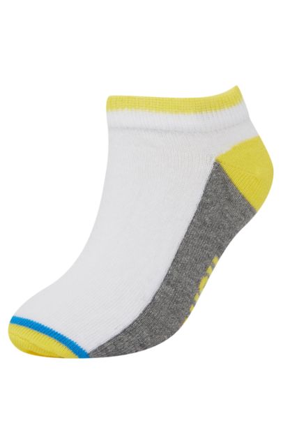 Boy Patterned 5 Pack Booties Socks