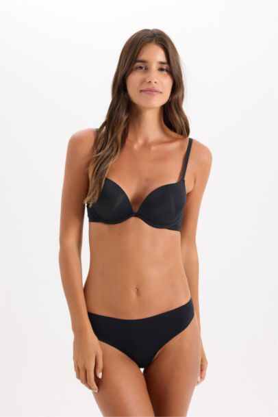 Ekstra Dolgulu Micro Full Push Up Tişört Bra