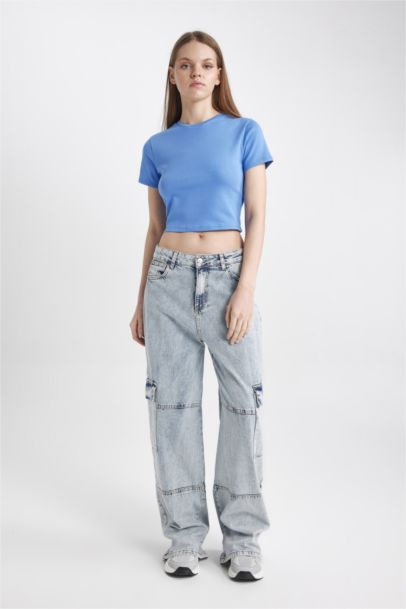 Slim Fit Ribana Short Sleeve T-Shirt