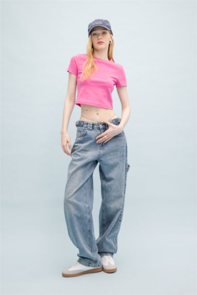 تيشيرت نص ردن سليم فيت