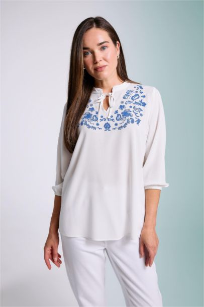 Regular Fit Long Sleeve Blouse