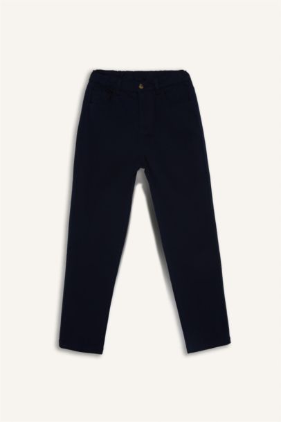 Boy Straight Leg Gabardine Trousers