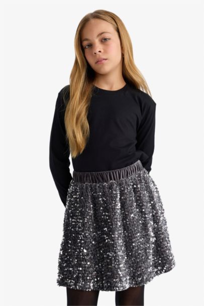 Girl Crew Neck Basic T-Shirt