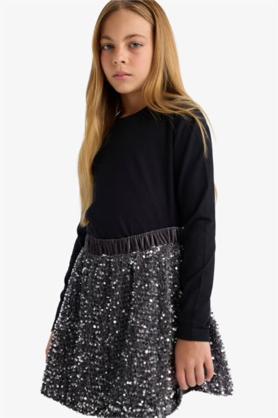 Girl Crew Neck Basic T-Shirt