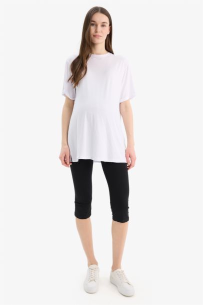 Skinny Fit Knitted Maternity Bottoms