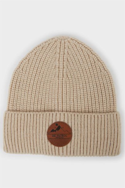 Erkek Dokuma Etiketli Bere