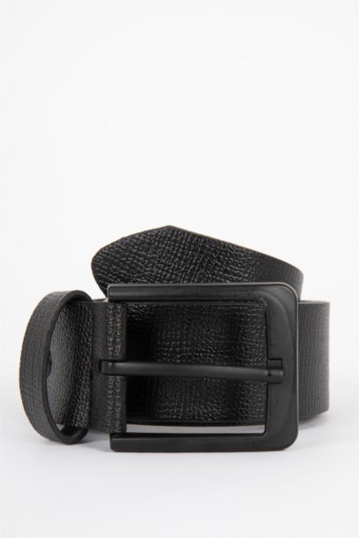 Faux Leather Belt