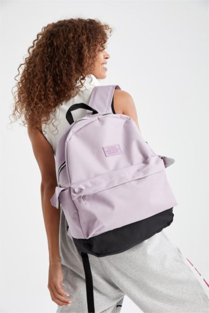 Unisex Kendini Onaran Su Geçirmez Baskılı Büyük Okul Sırt Çantası