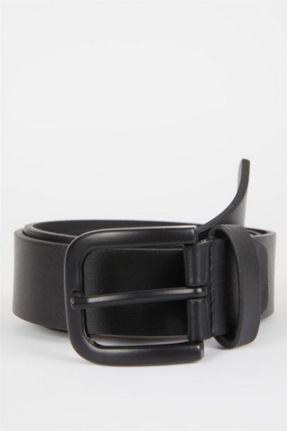 Men's Faux Leather Belt
