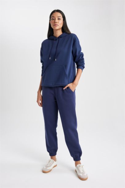 jogger Basic Thick Sweatshirt Fabric Trousers