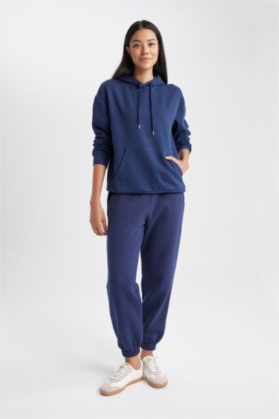 jogger Basic Thick Sweatshirt Fabric Trousers