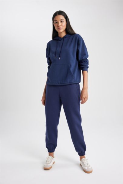 jogger Basic Thick Sweatshirt Fabric Trousers