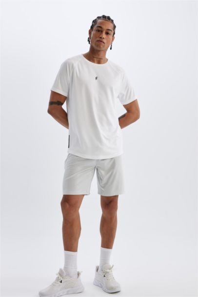 DeFactoFit Slim Fit Dar Kesim Sporcu Standart Paça Şort