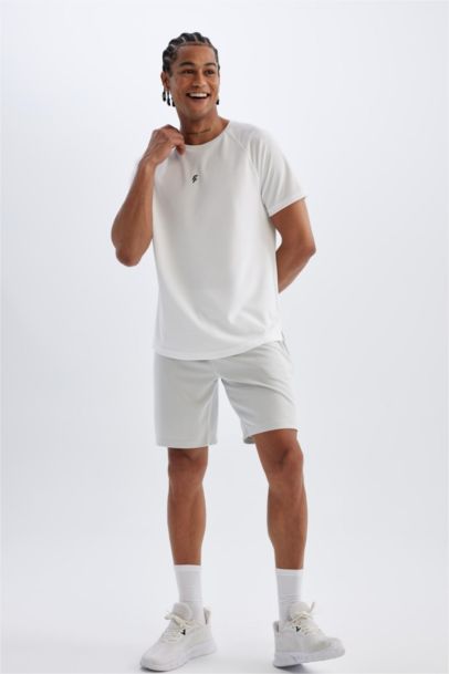 DeFactoFit Slim Fit Dar Kesim Sporcu Standart Paça Şort