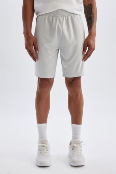 DeFactoFit Slim Fit Dar Kesim Sporcu Standart Paça Şort