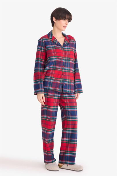 Fall in Love Regular Fit Plaid 2 Piece Set