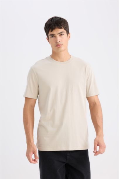 New Regular Fit Crew Neck Short Sleeve T-Shirt