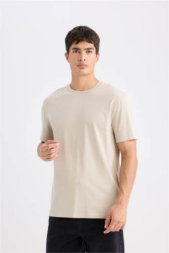 New Regular Fit Crew Neck Short Sleeve T-Shirt