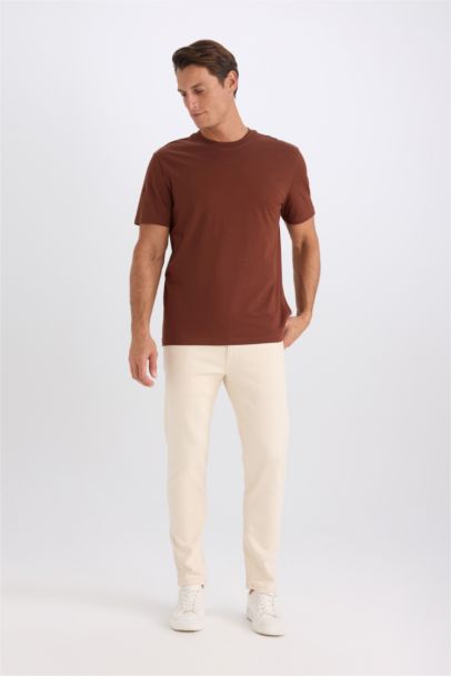 New Regular Fit Crew Neck Short Sleeve T-Shirt