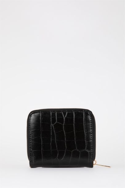 Kadın Desenli Suni Deri Cüzdan